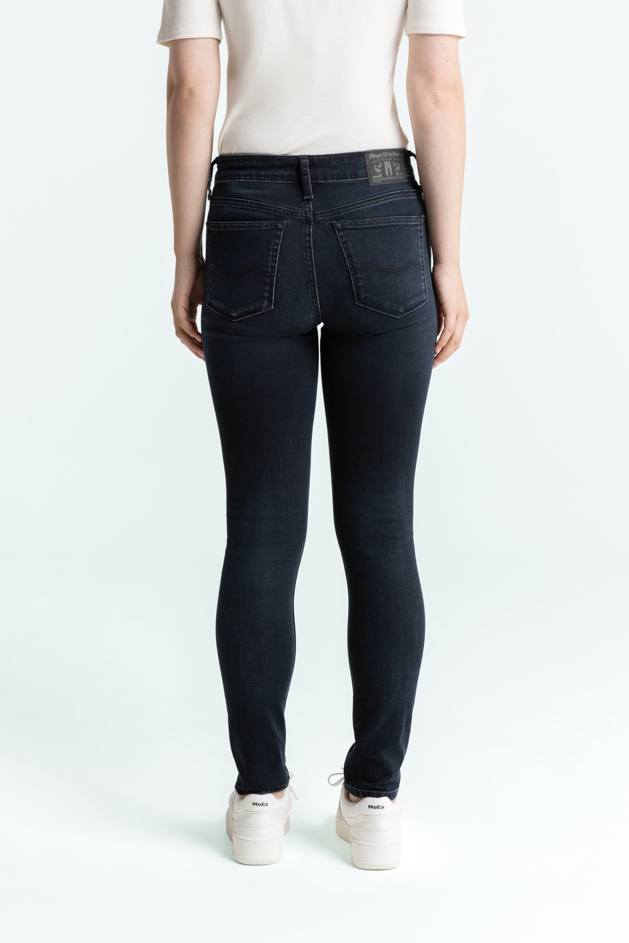 JUNO MEDIUM | BLUE BLACK WORN - Kings Of Indigo