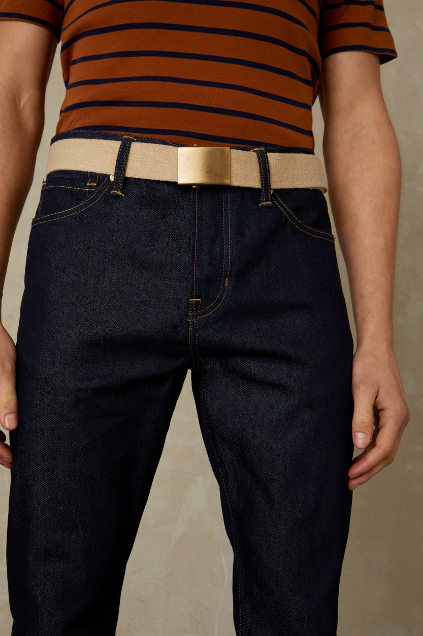 VEGAN BELT | BEIGE - Kings Of Indigo