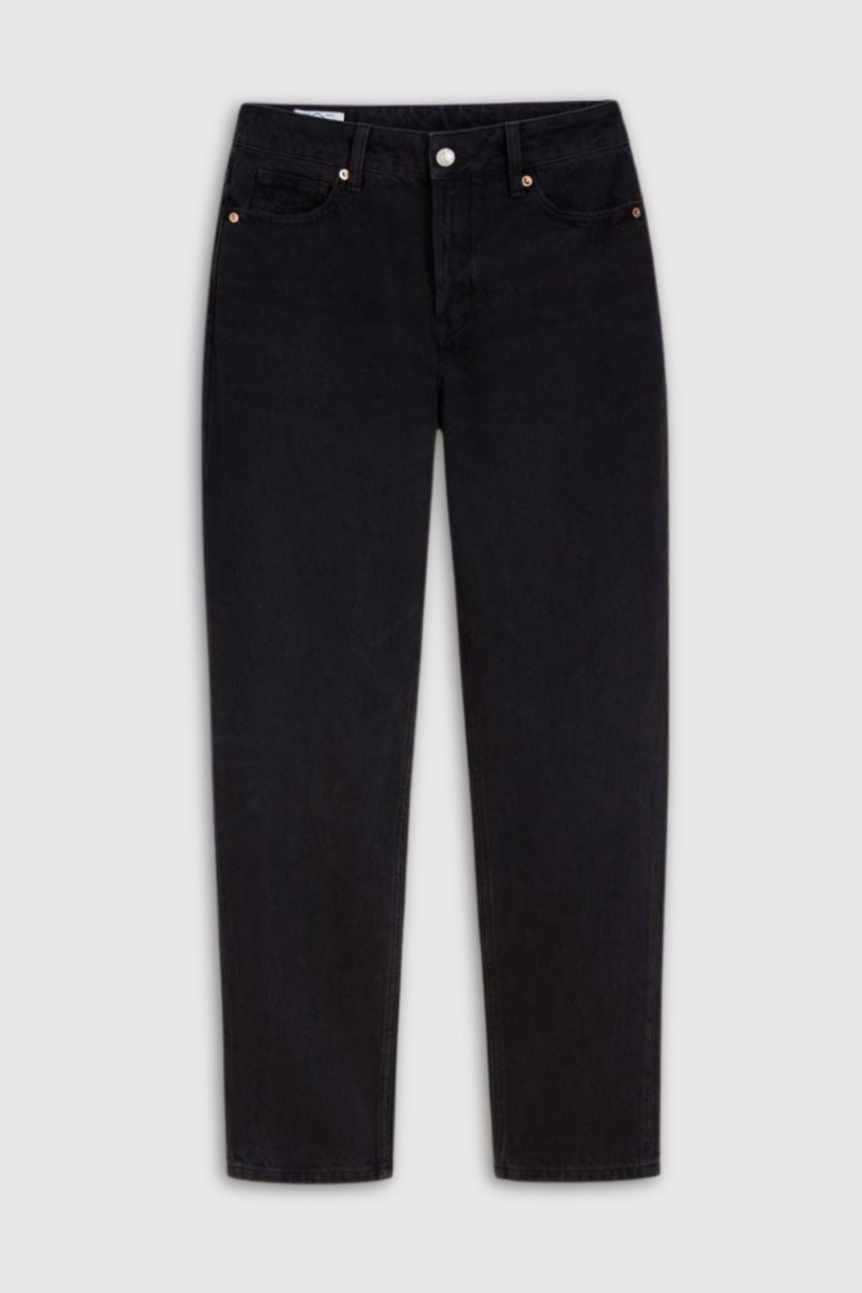 CAROLINE CROPPED | ECO RECYCLED BLACK WORN - Kings Of Indigo