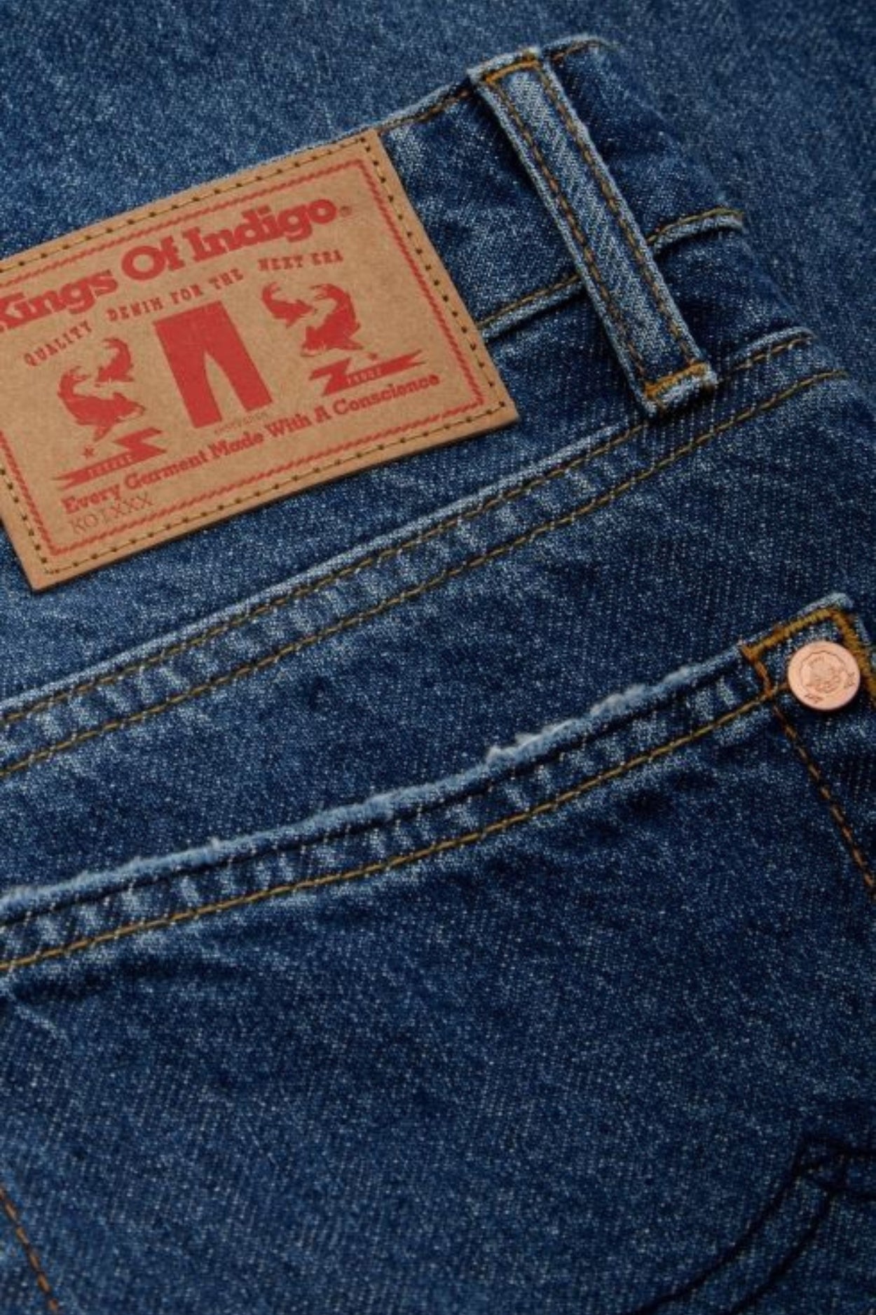 LEILA | ECO RECYCLED BLUE USED - Kings Of Indigo