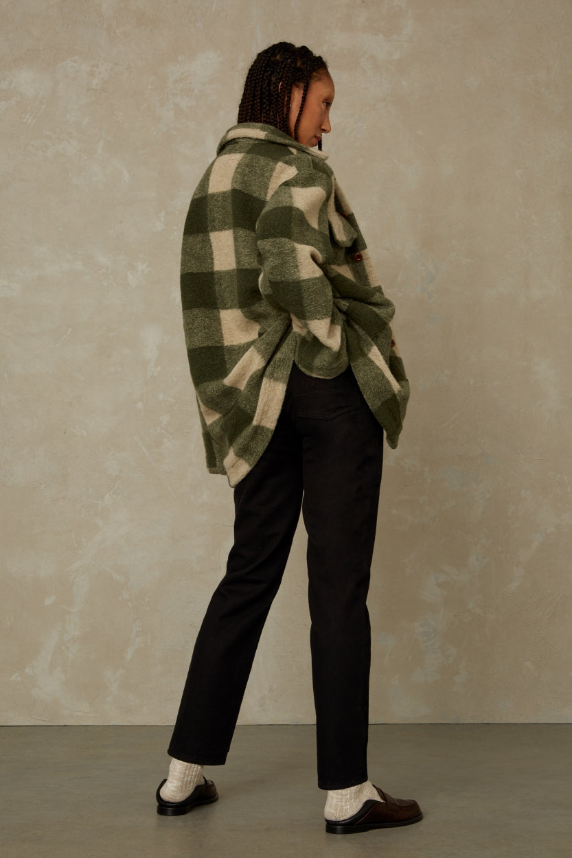 CAROLINE CROPPED | HOLO RECYCLED STAY BLACK - Kings Of Indigo