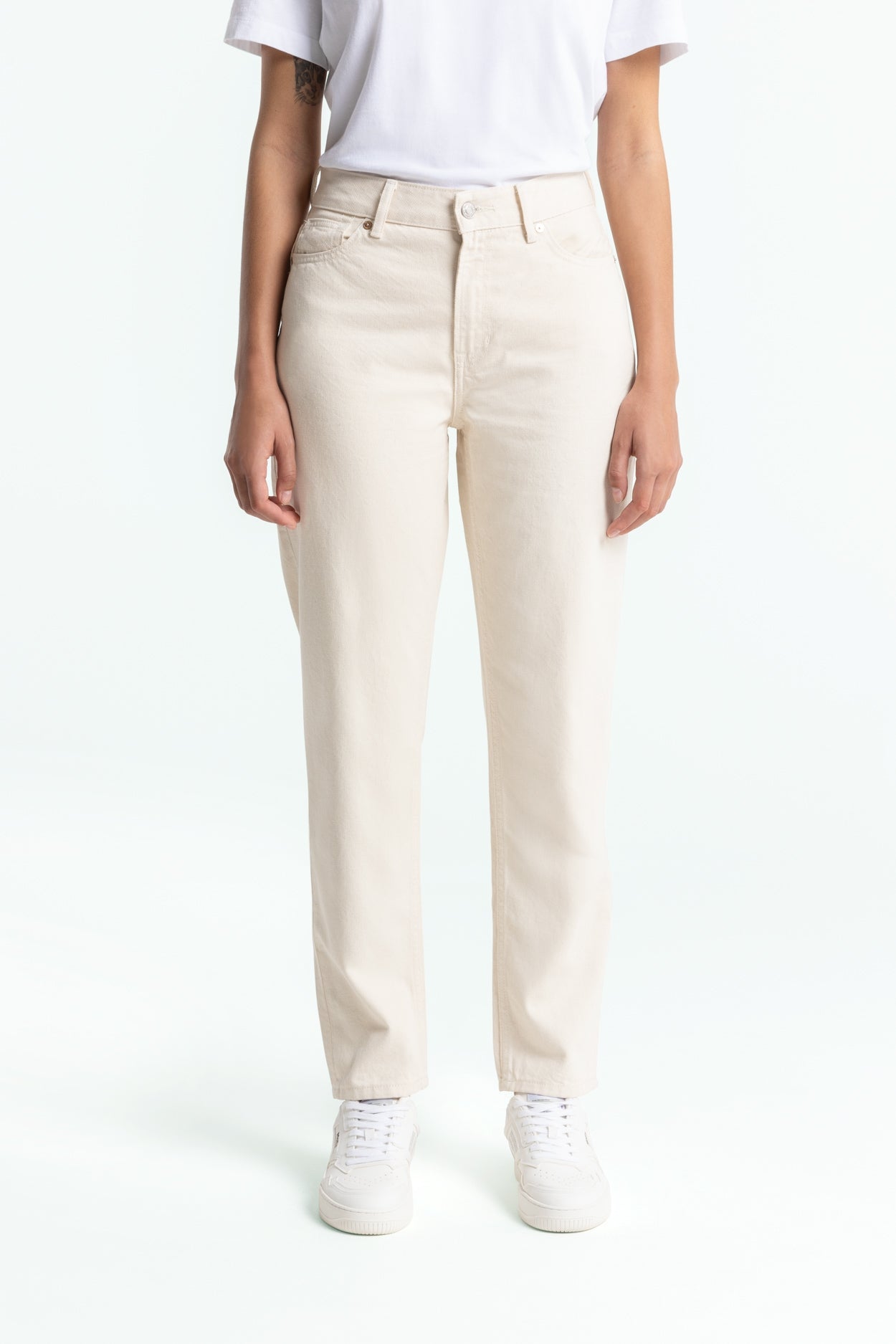 CAROLINE CROPPED | CLEAN RECYCLED ECRU - Kings Of Indigo