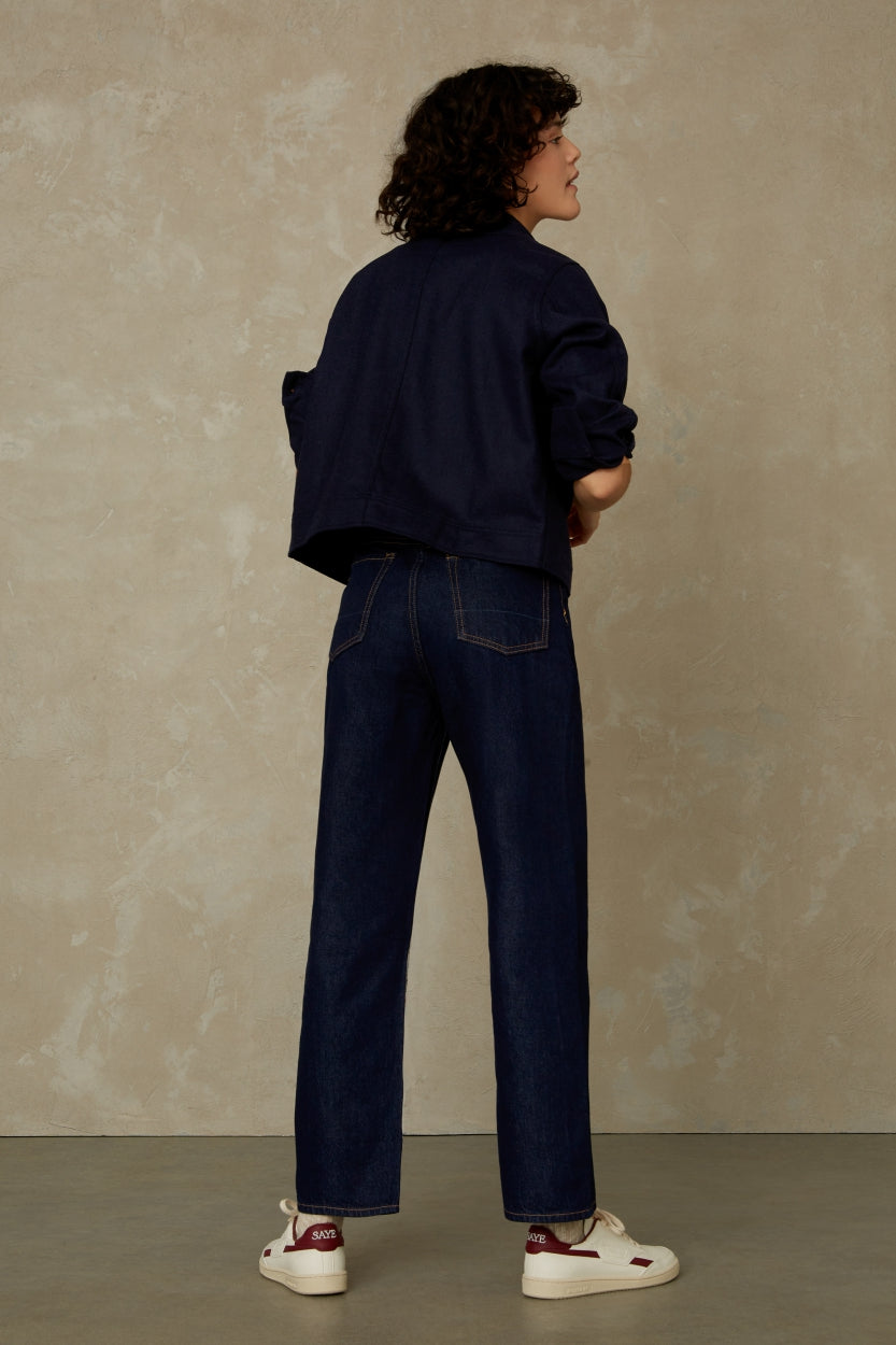 LIORA CROPPED | CLEAN BLUE RINSE