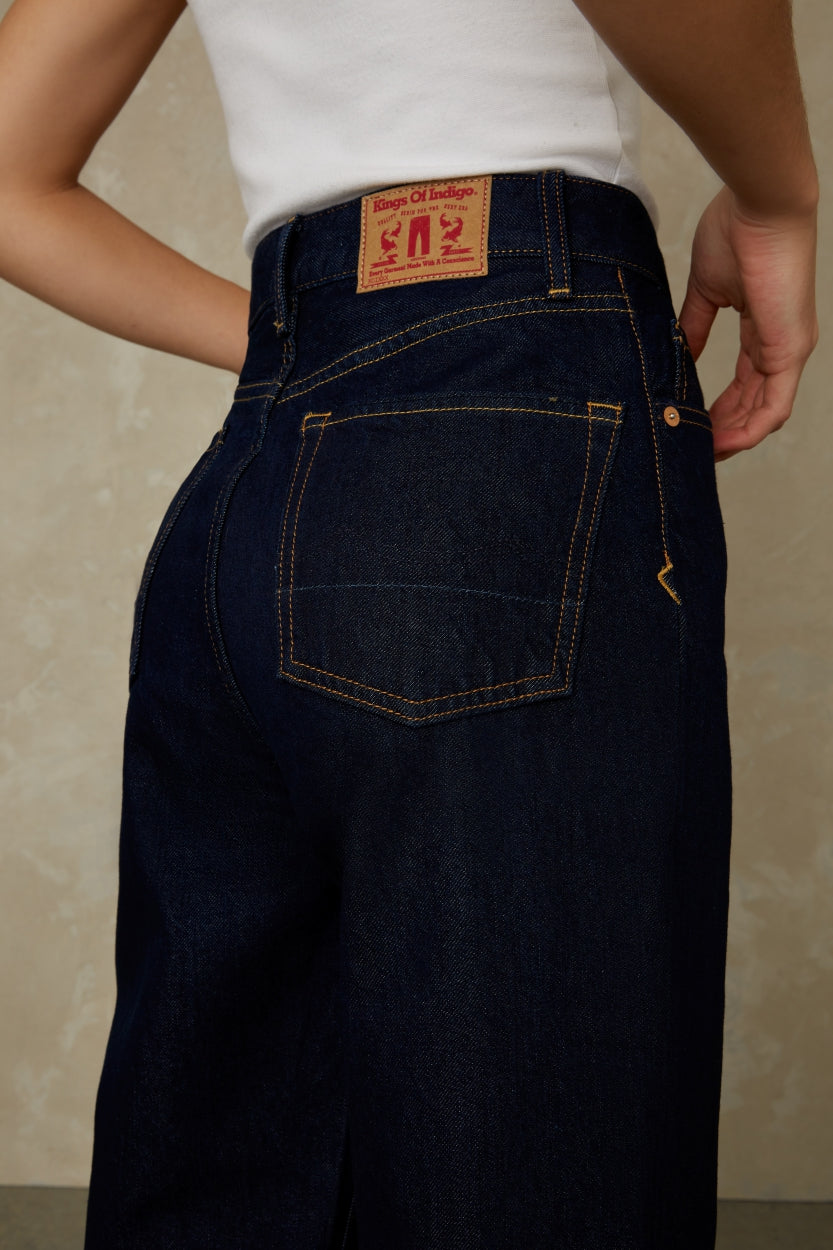 LIORA CROPPED | CLEAN BLUE RINSE - Kings Of Indigo