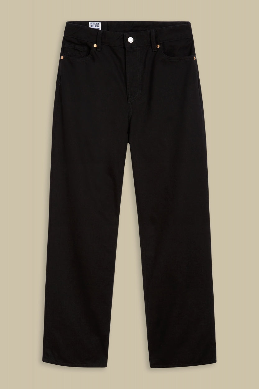 LIORA CROPPED | HOLO RECYCLED STAY BLACK - Kings Of Indigo