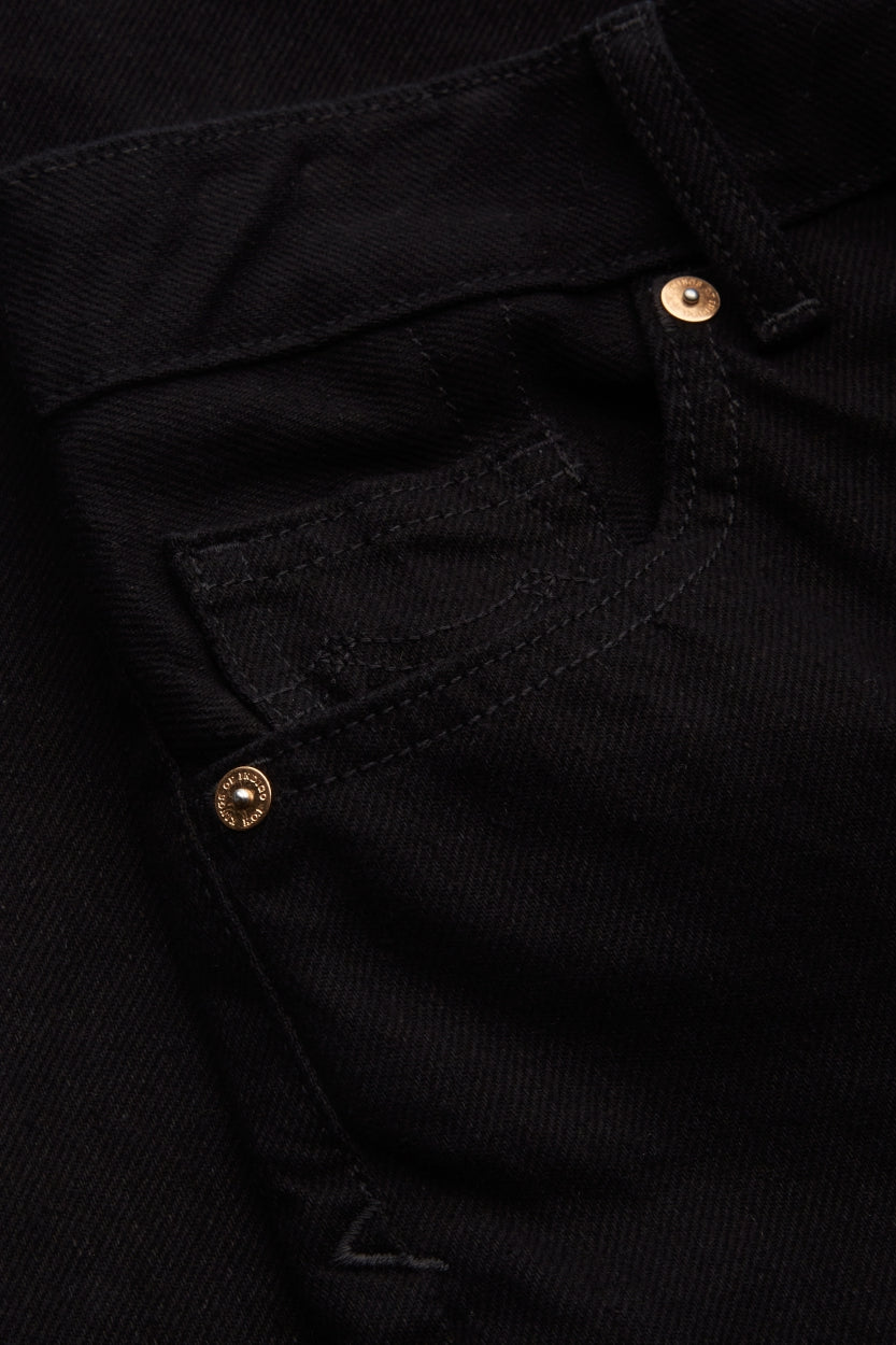 LIORA CROPPED | HOLO RECYCLED STAY BLACK - Kings Of Indigo