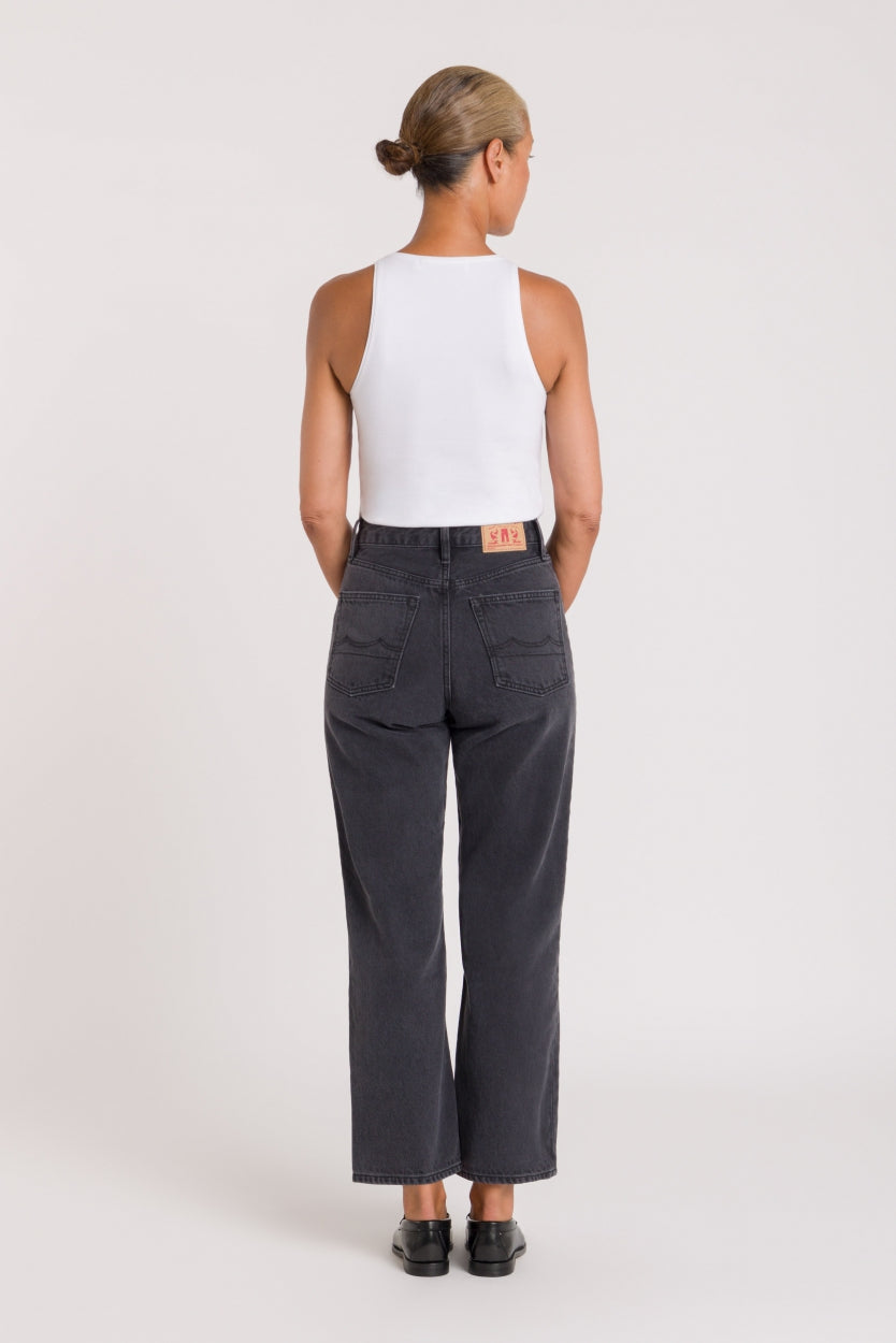 LIORA | CLEAN RECYCLED WORN BLACK - Kings Of Indigo