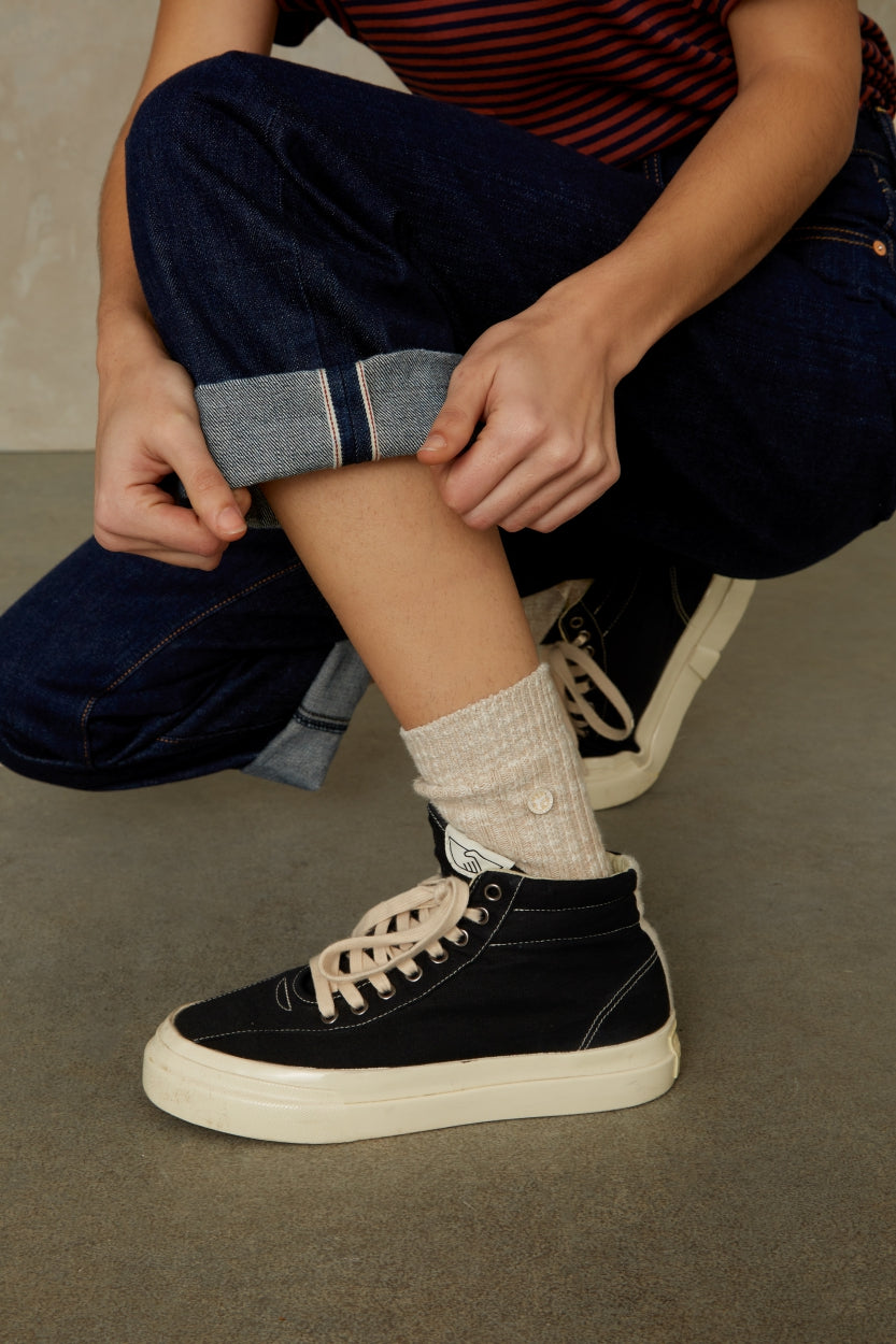 LIORA CROPPED SELVAGE | CLEAN EASY FADE INDIGO RINSE - Kings Of Indigo