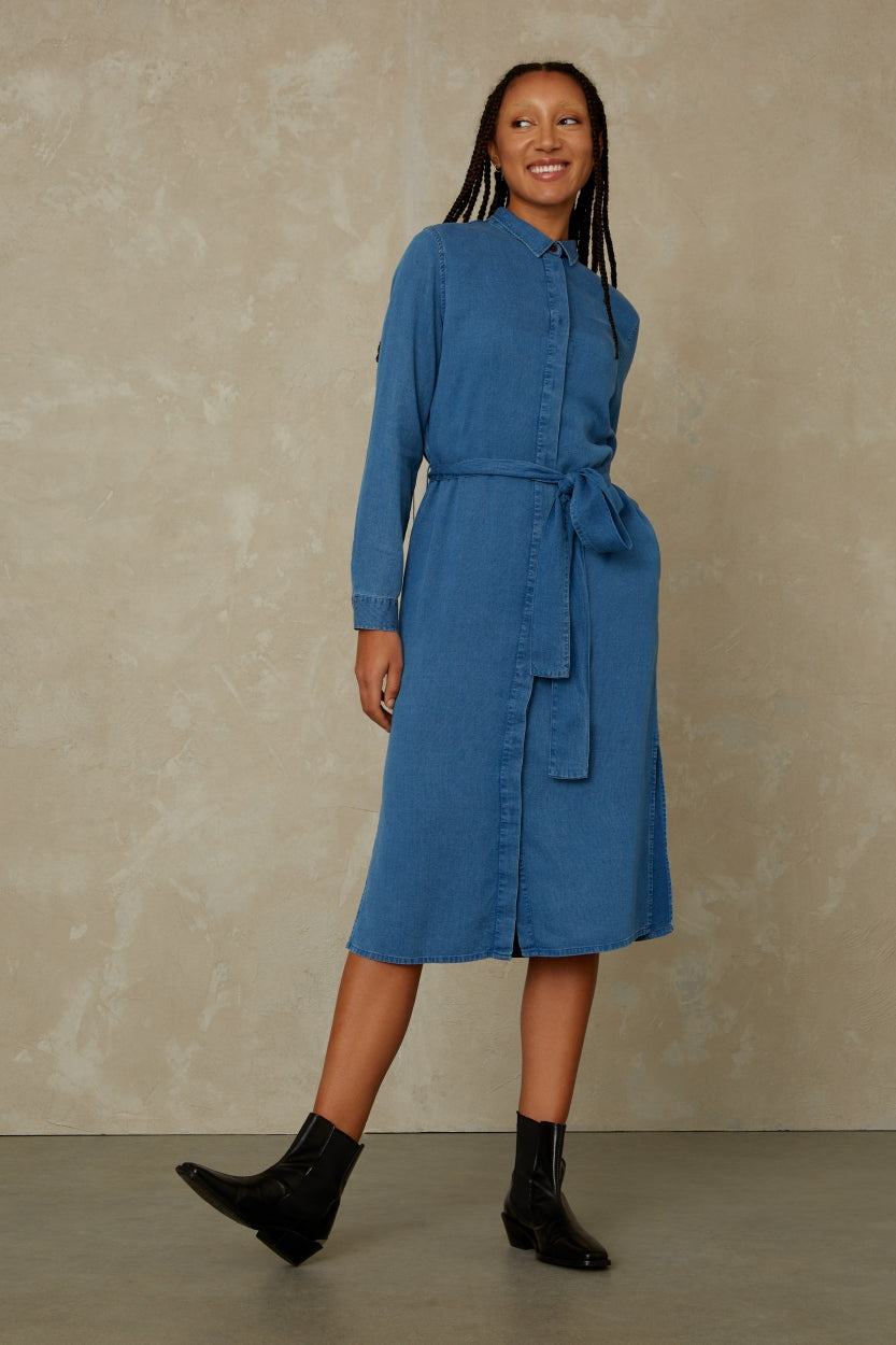 MAGGY | INDIGO STRUCTURE TENCEL - Kings Of Indigo