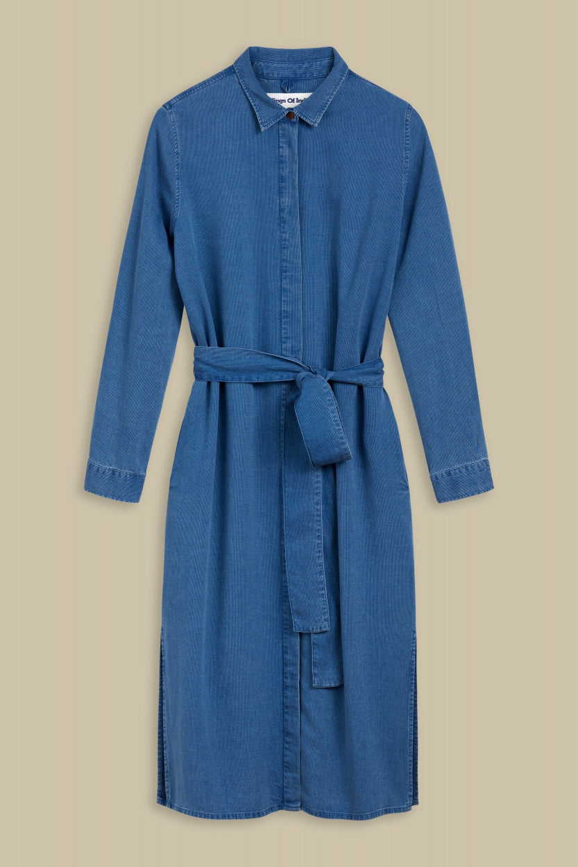 MAGGY | INDIGO STRUCTURE TENCEL - Kings Of Indigo