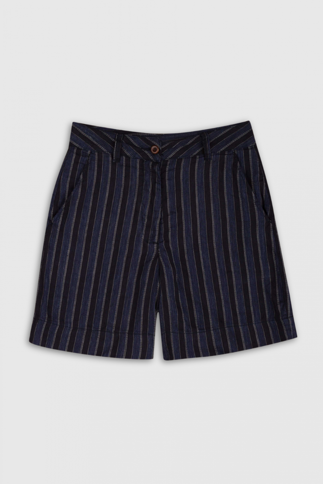 BANGJA | BLUE LINEN STRIPE - Kings Of Indigo