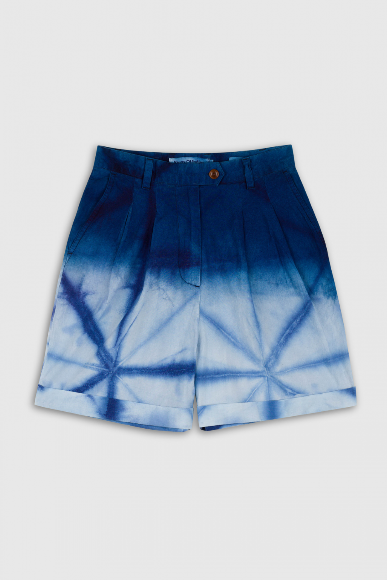 MARISOL SHORT | SHIBORI OMBRE NATURAL INDIGO