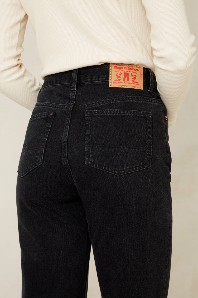 CAROLINE CROPPED | HOLO BLACK USED - Kings Of Indigo