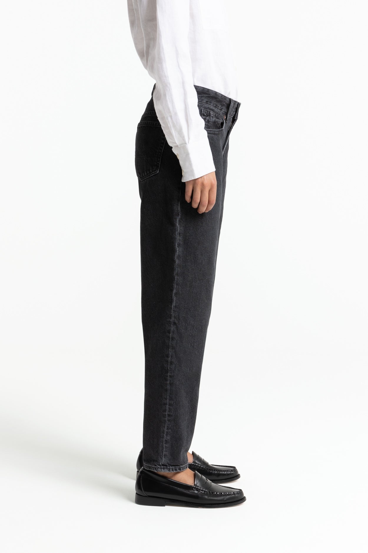 CAROLINE CROPPED | HOLO GREY USED - Kings Of Indigo