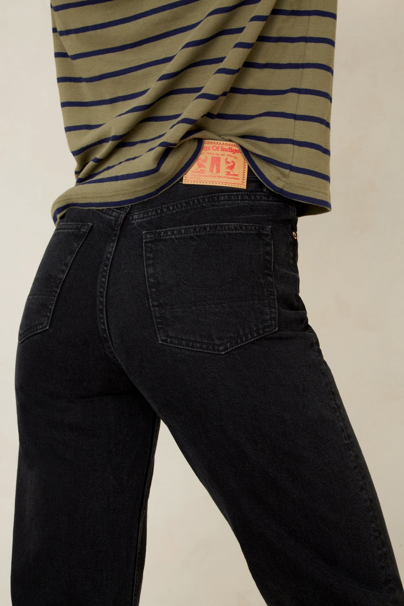 LIORA CROPPED | HOLO BLACK USED - Kings Of Indigo