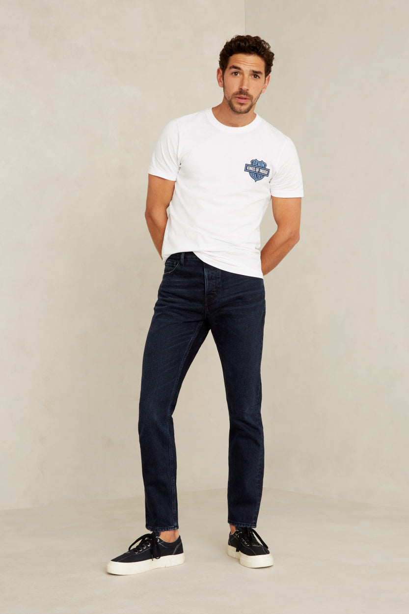 JOHN | XAVIER BLUE BLACK WORN - Kings Of Indigo