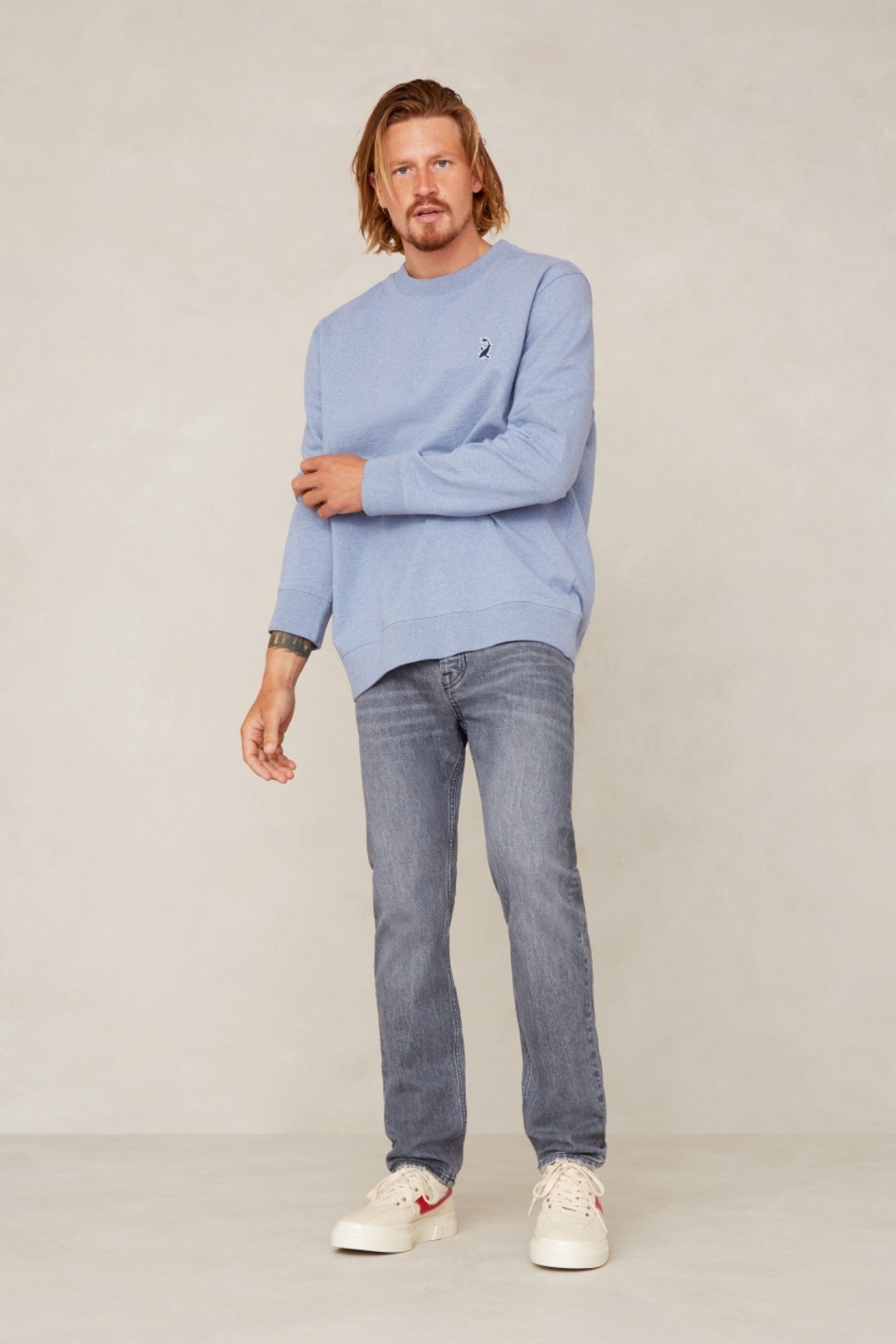 JOHN | CARSON FLINTSTONE GREY WORN - Kings Of Indigo