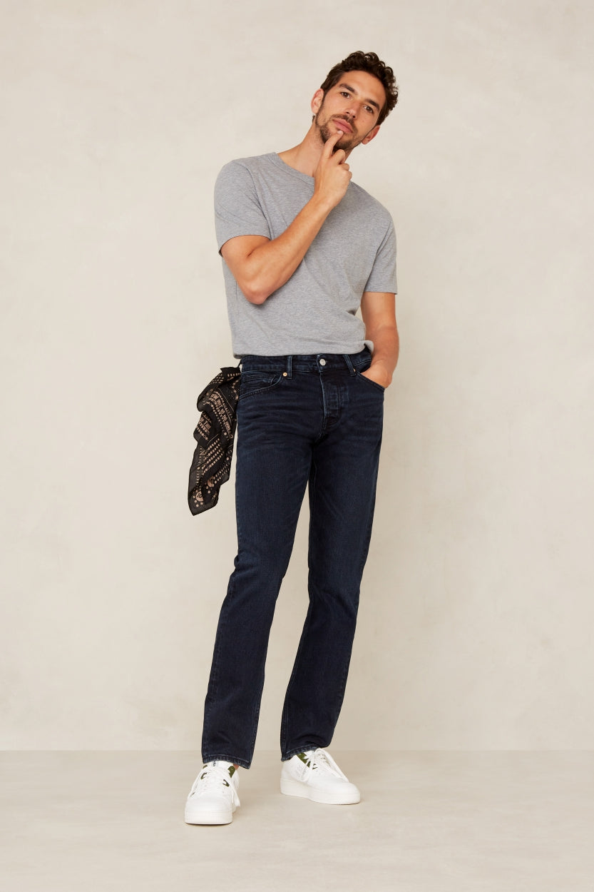 EDRIC | XAVIER BLUE BLACK WORN - Kings Of Indigo