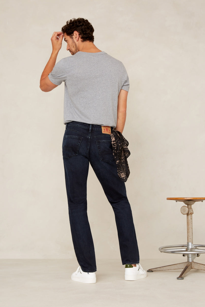 EDRIC | XAVIER BLUE BLACK WORN - Kings Of Indigo