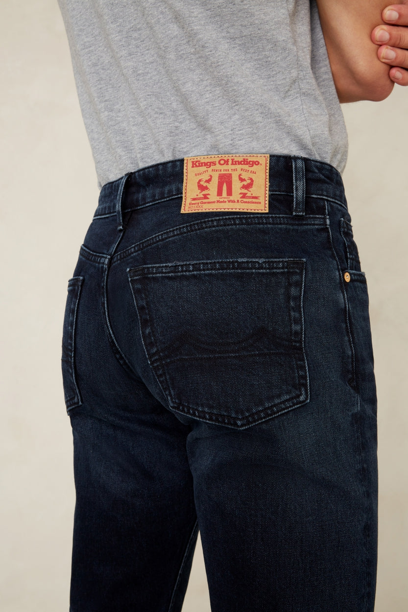 EDRIC | XAVIER BLUE BLACK WORN - Kings Of Indigo