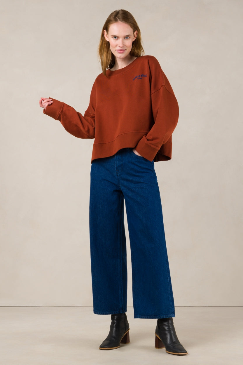 ELISABETH CROPPED | STANLEY SPACE BLUE RINSE