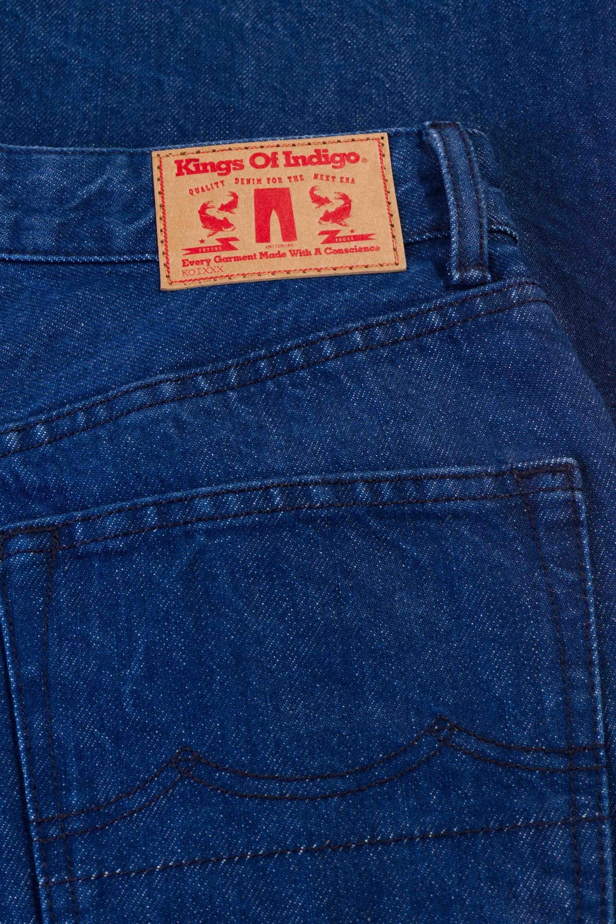 ELISABETH CROPPED | STANLEY SPACE BLUE RINSE - Kings Of Indigo