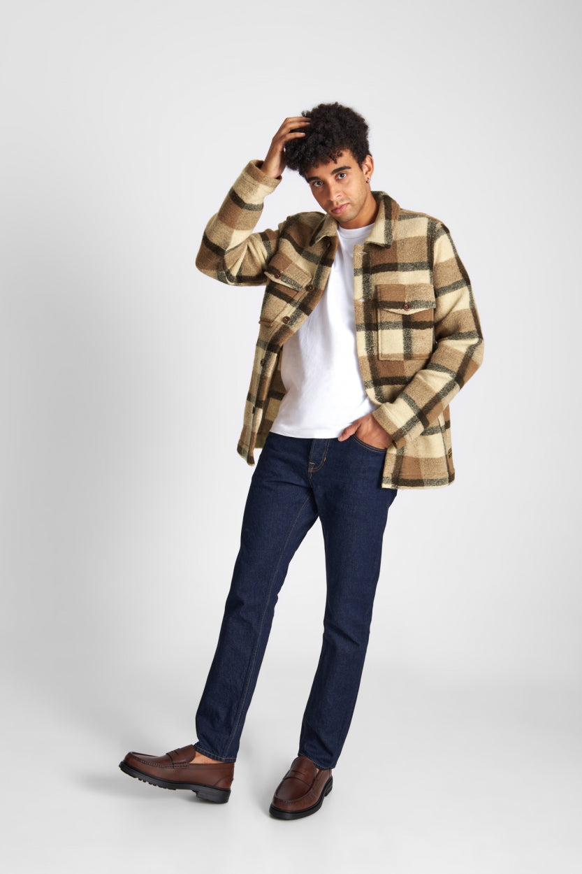 KAISER | BEIGE CHECK - Kings Of Indigo