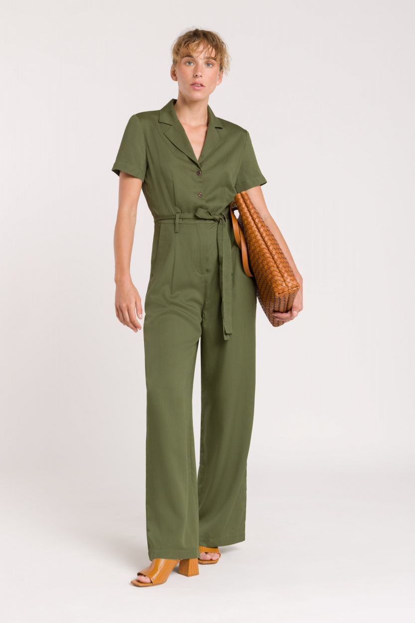 LEONOR JUMPSUIT | FOUR LEAF CLOVER - Kings Of Indigo