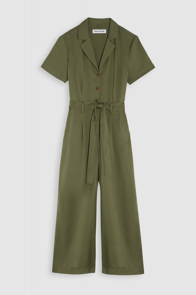LEONOR JUMPSUIT | FOUR LEAF CLOVER - Kings Of Indigo