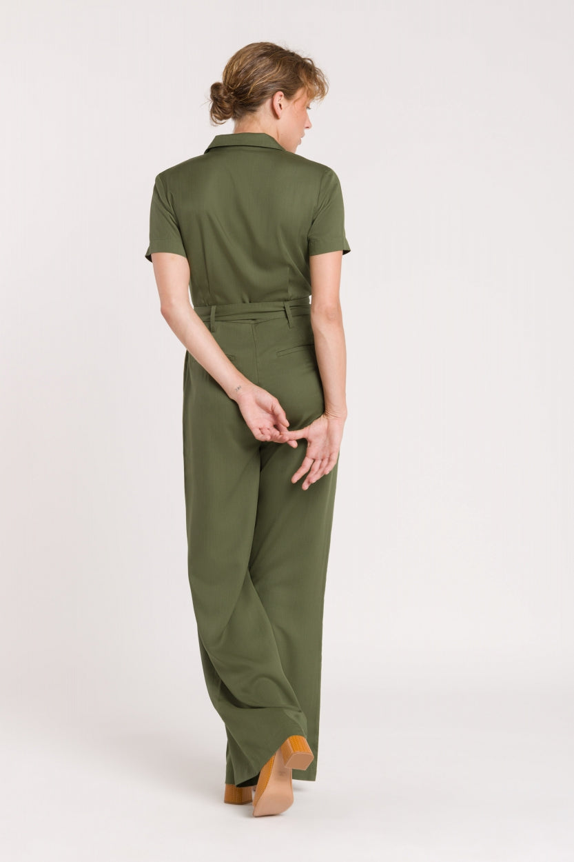 LEONOR JUMPSUIT | FOUR LEAF CLOVER - Kings Of Indigo