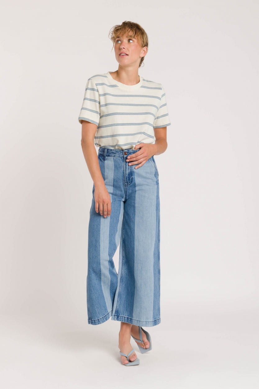 LILIBET CROPPED | BLUE REEF PANEL - Kings Of Indigo