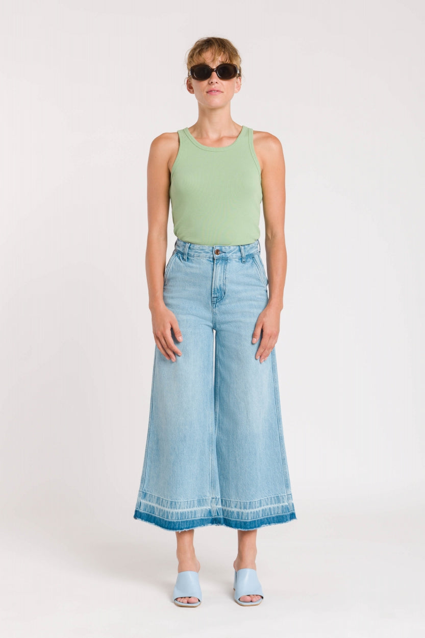 LILIBET CROPPED | BLUE REEF SUPER LIGHT USED - Kings Of Indigo