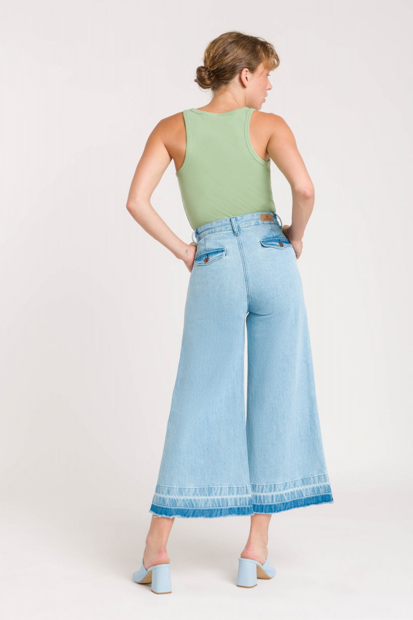 LILIBET CROPPED | BLUE REEF SUPER LIGHT USED - Kings Of Indigo