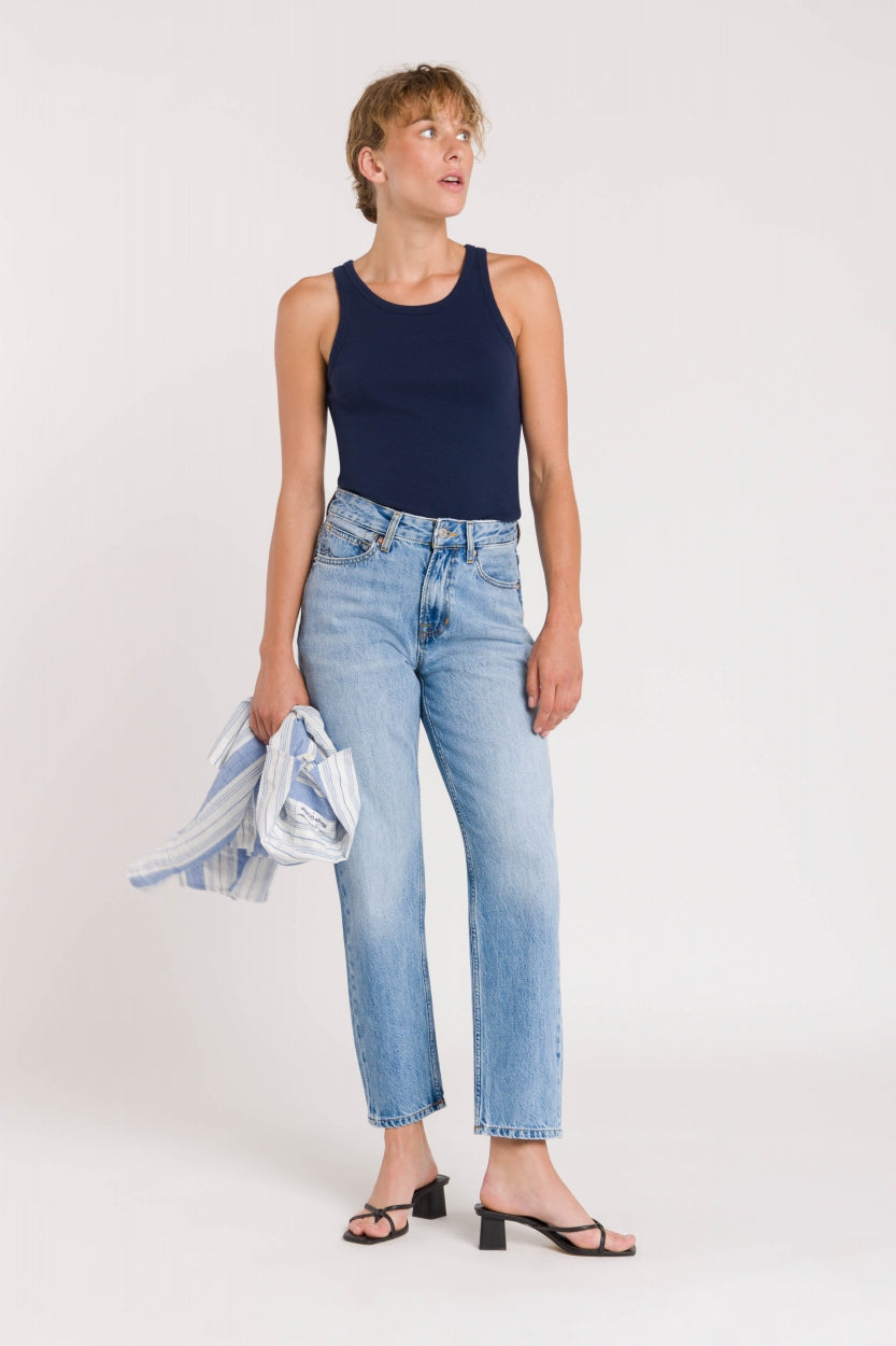 CAROLINE CROPPED | BLUE REEF SUPER LIGHT USED - Kings Of Indigo