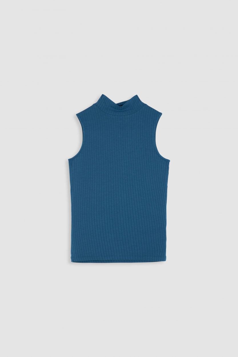 JACOBINA SLEEVELESS | DARK BLUE - Kings Of Indigo
