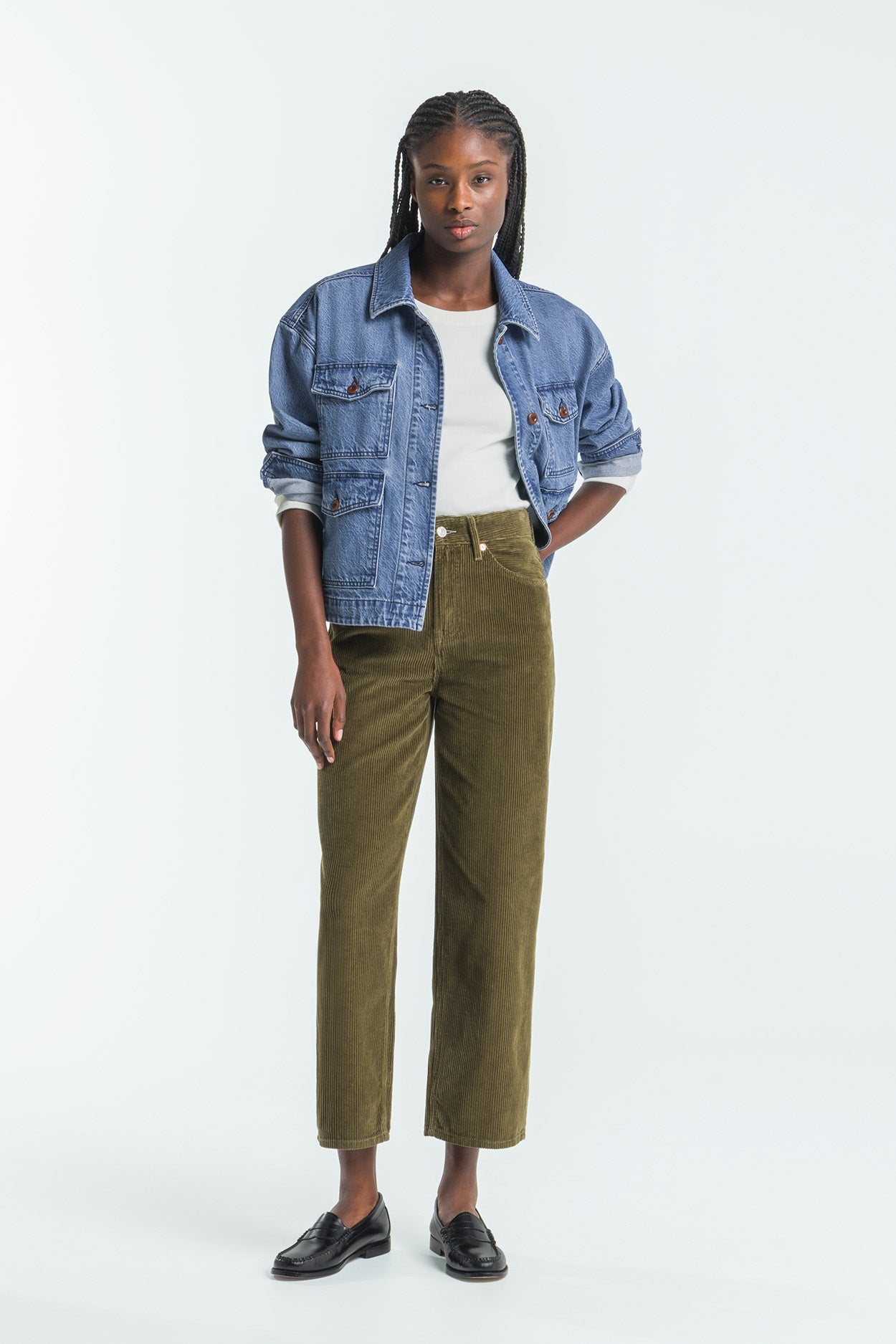 LIORA CORD | BURNT OLIVE - Kings Of Indigo