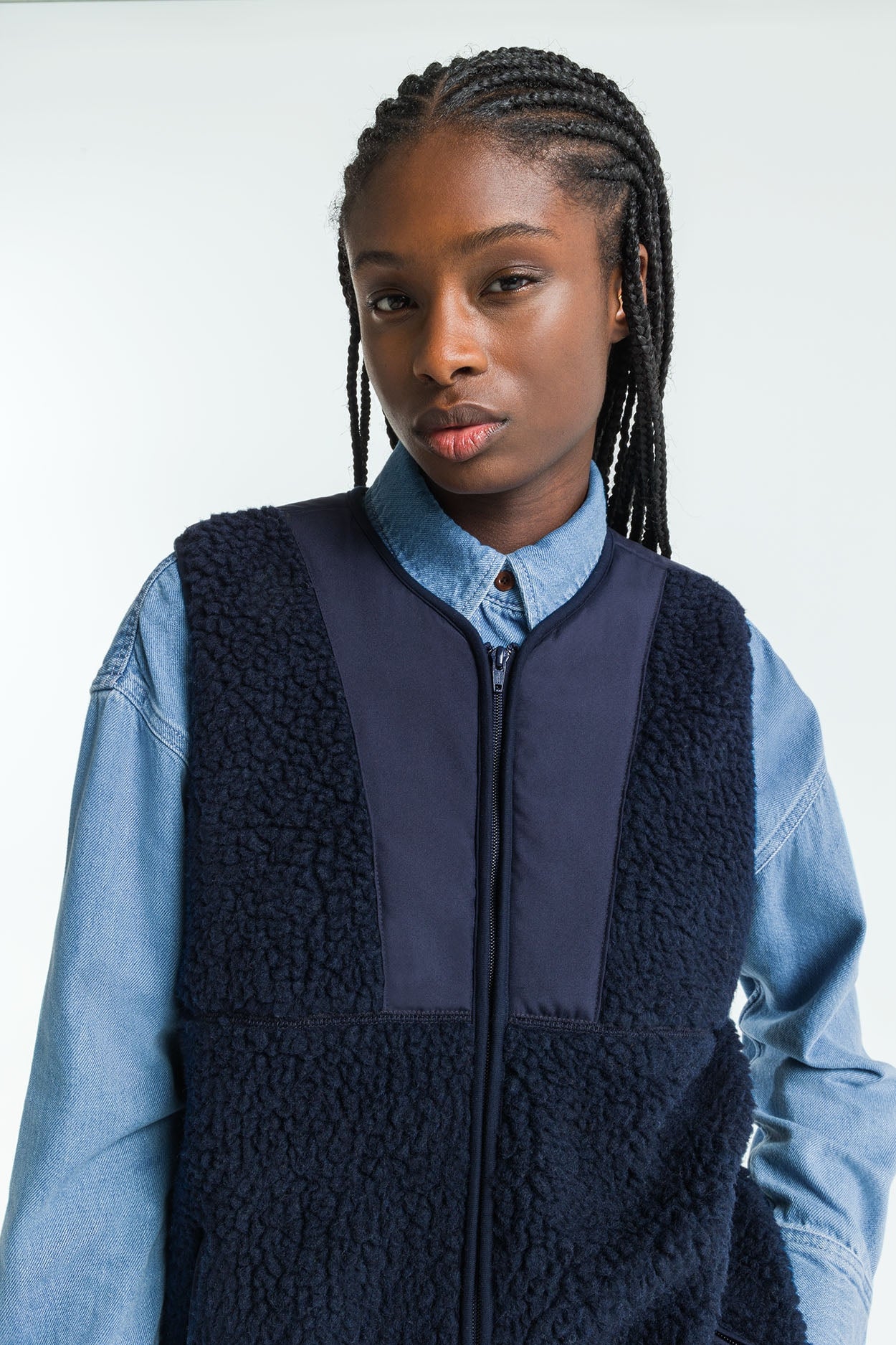 TENJI | MARITIME BLUE SHERPA - Kings Of Indigo