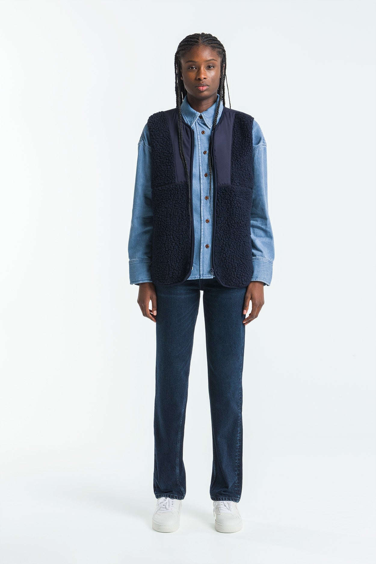 TENJI | MARITIME BLUE SHERPA - Kings Of Indigo