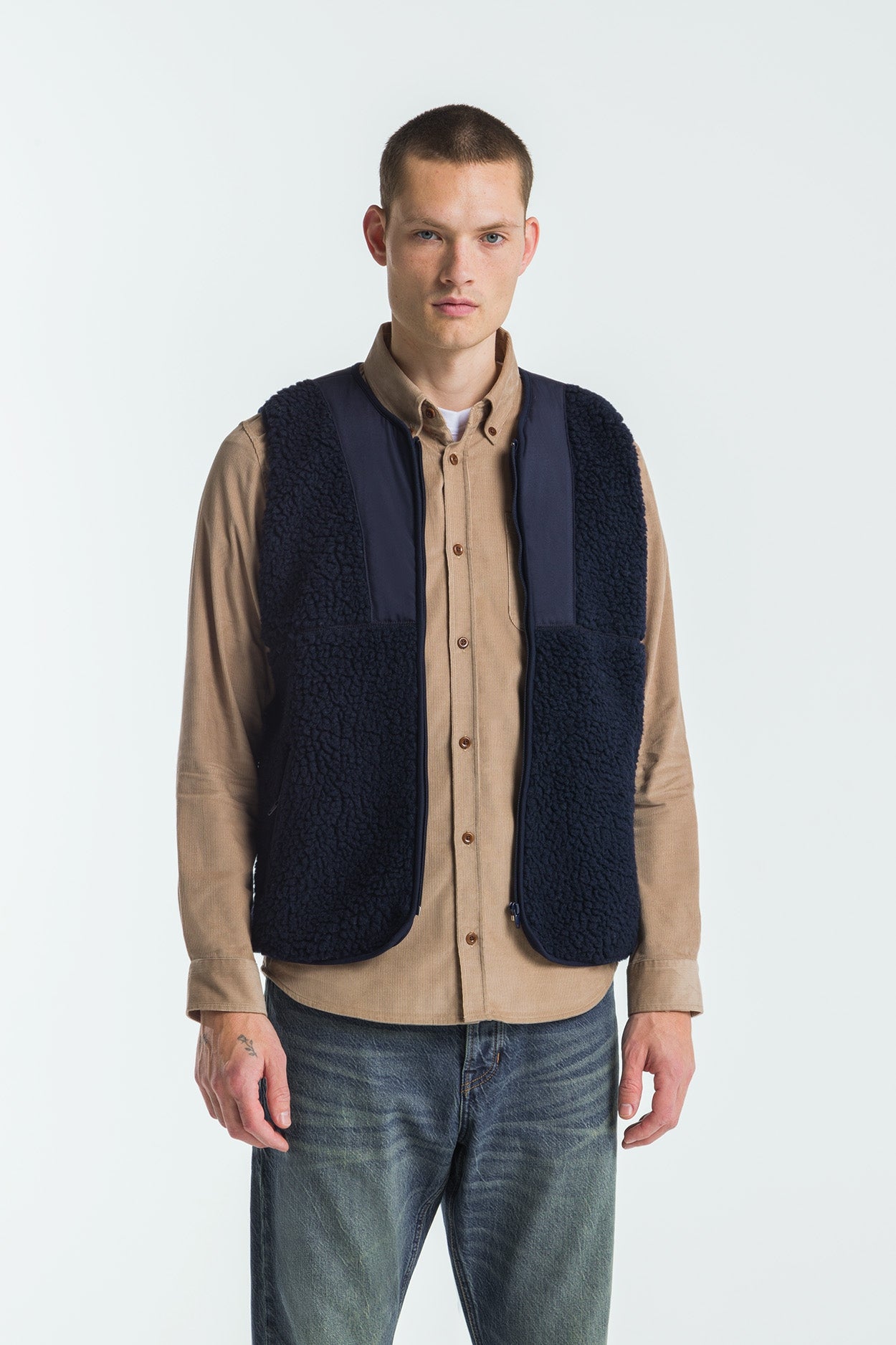 TENJI | MARITIME BLUE SHERPA - Kings Of Indigo