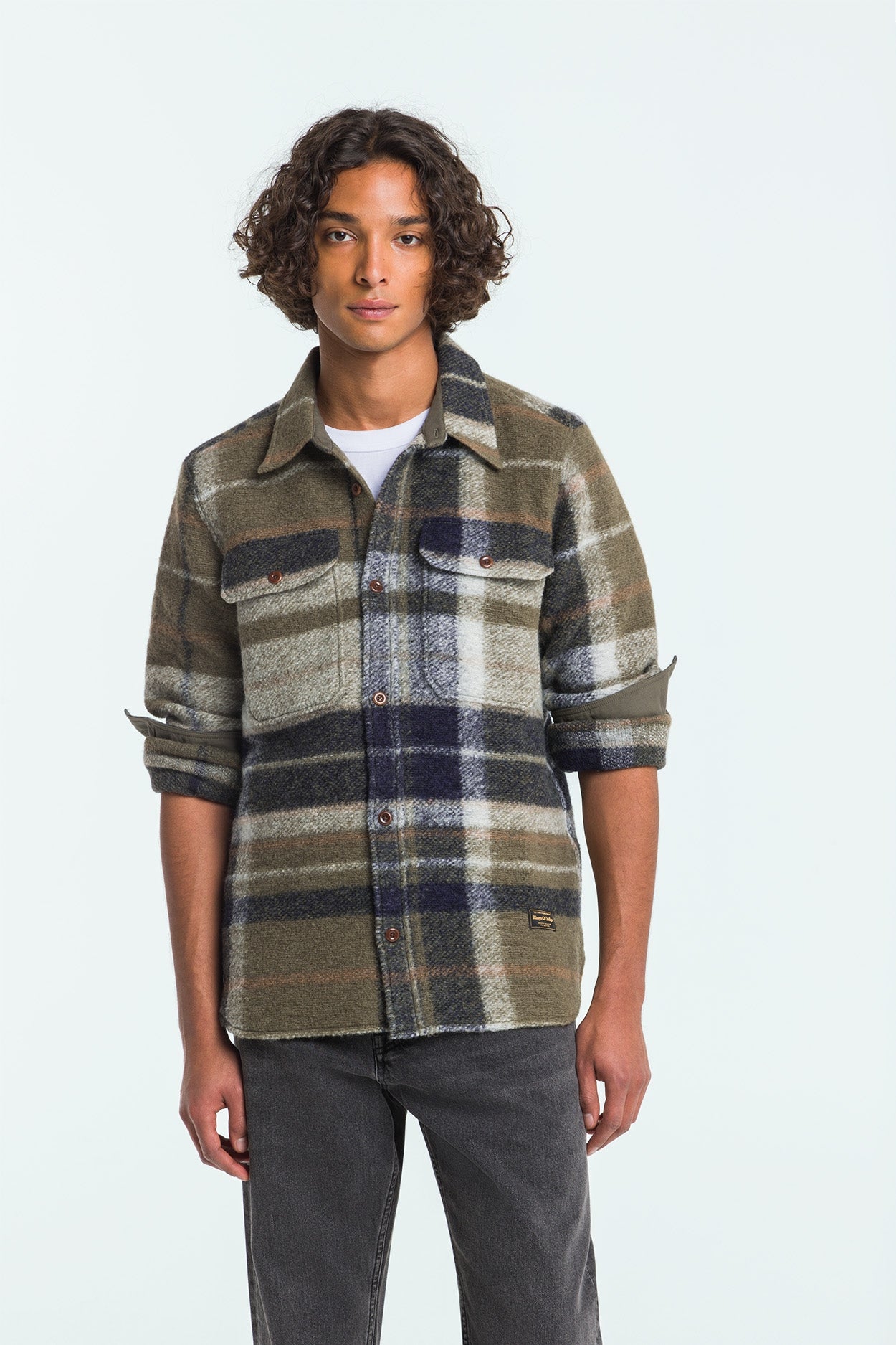 DONOVAN | BURNT OLIVE CHECK - Kings Of Indigo