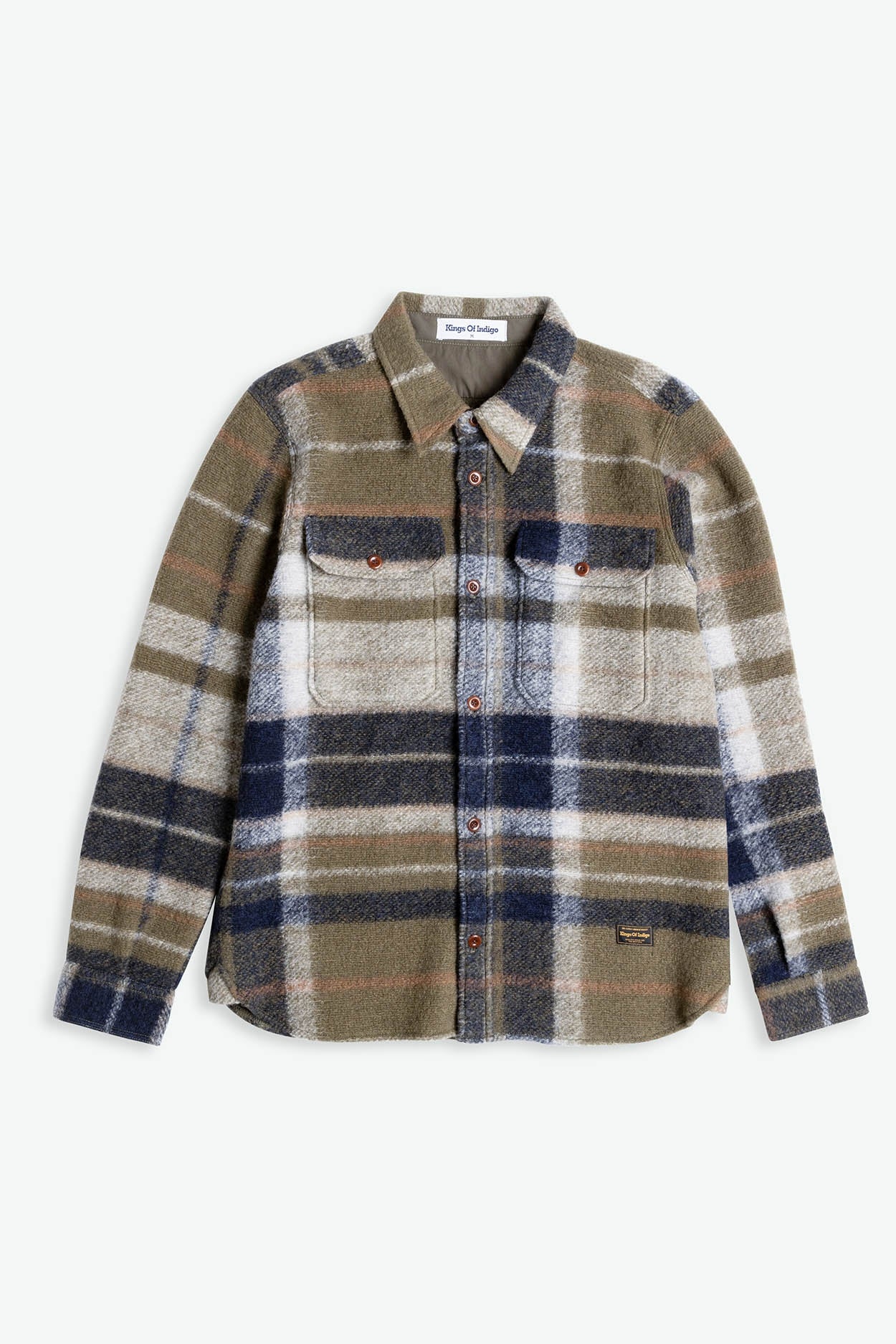 DONOVAN | BURNT OLIVE CHECK - Kings Of Indigo