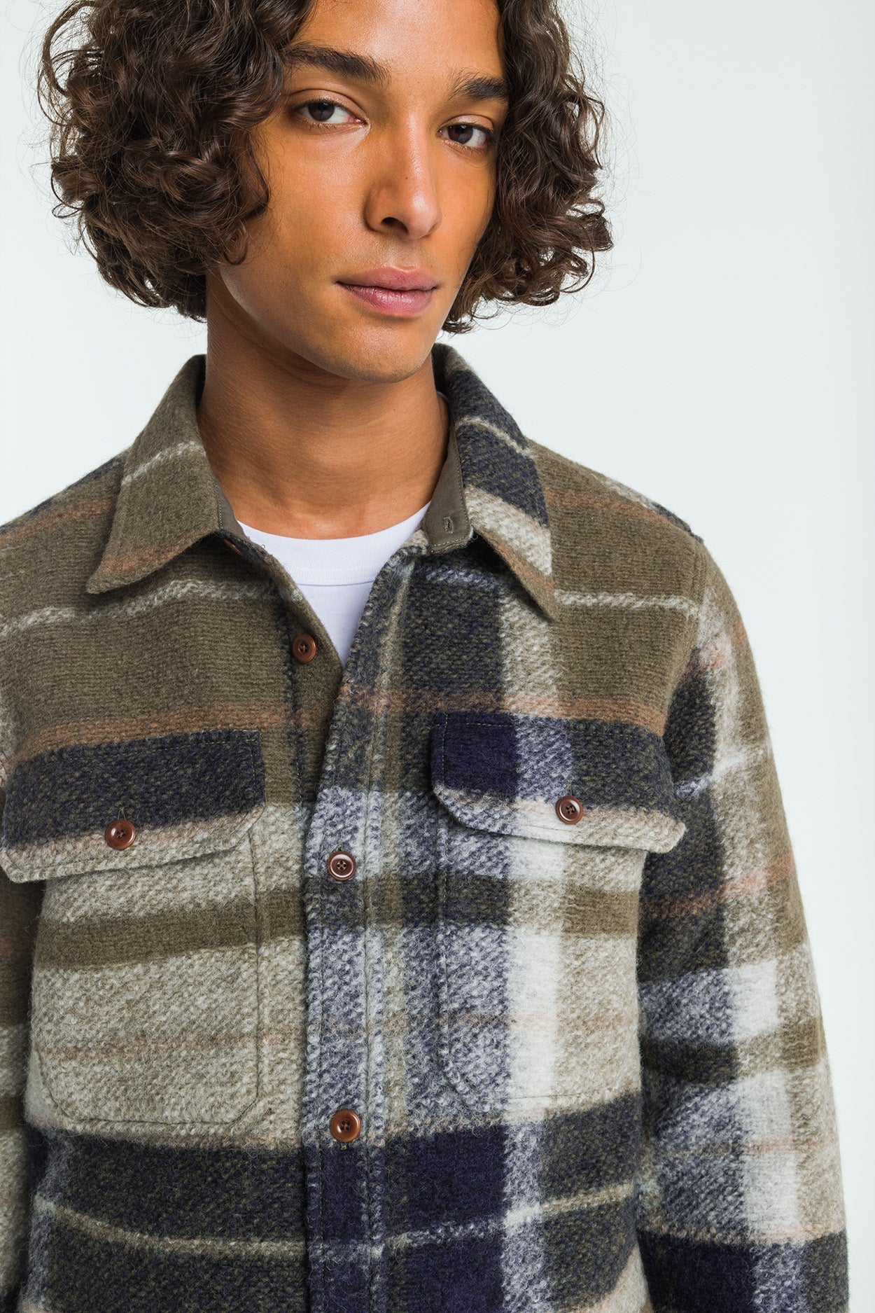 DONOVAN | BURNT OLIVE CHECK - Kings Of Indigo