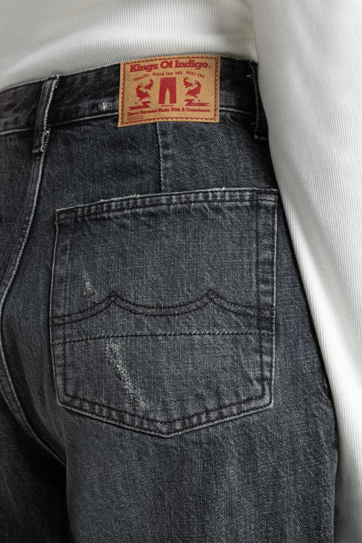 LEILA | CEKY BLACK WORN - Kings Of Indigo