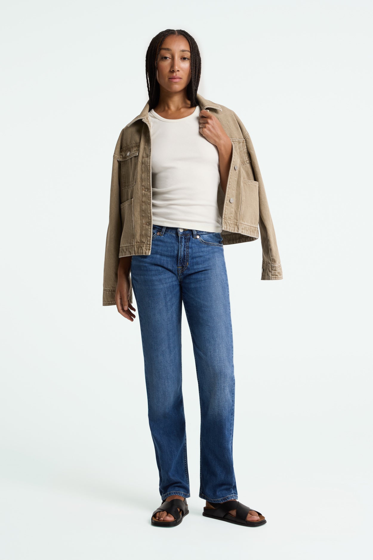 INOE | COTTON FLEX 9.5OZ MID WORN - Kings Of Indigo