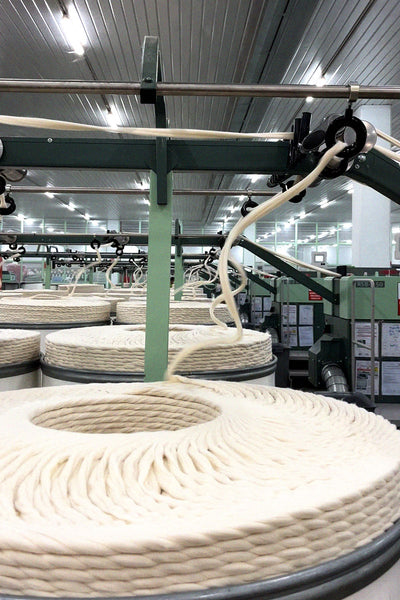 Spun with high twist