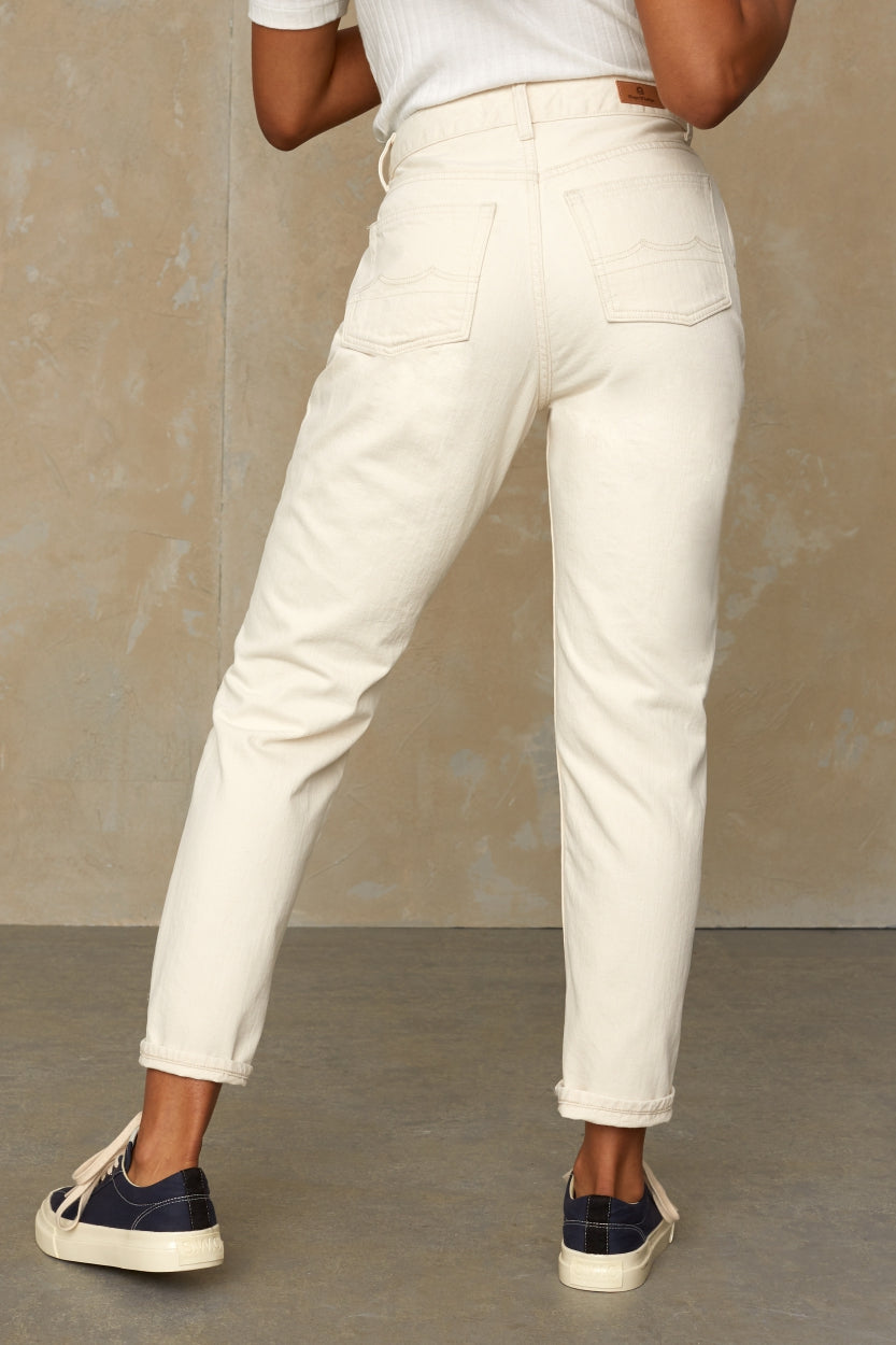 CAROLINE CROPPED | ECRU - Kings Of Indigo
