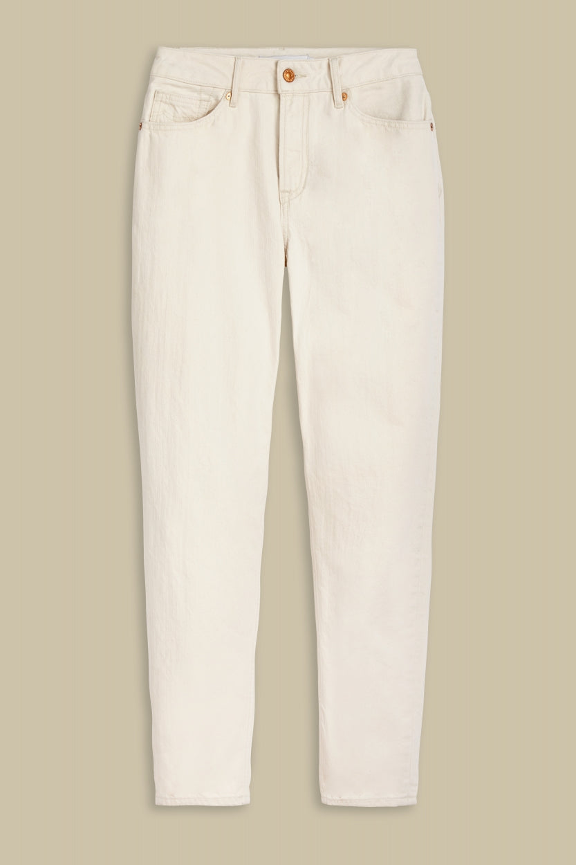 CAROLINE CROPPED | ECRU - Kings Of Indigo