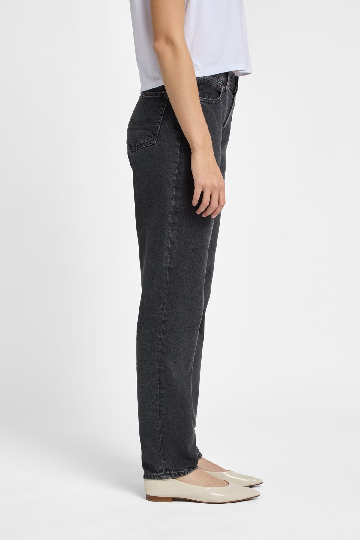 CAROLINE CROPPED | HOLO GREY USED