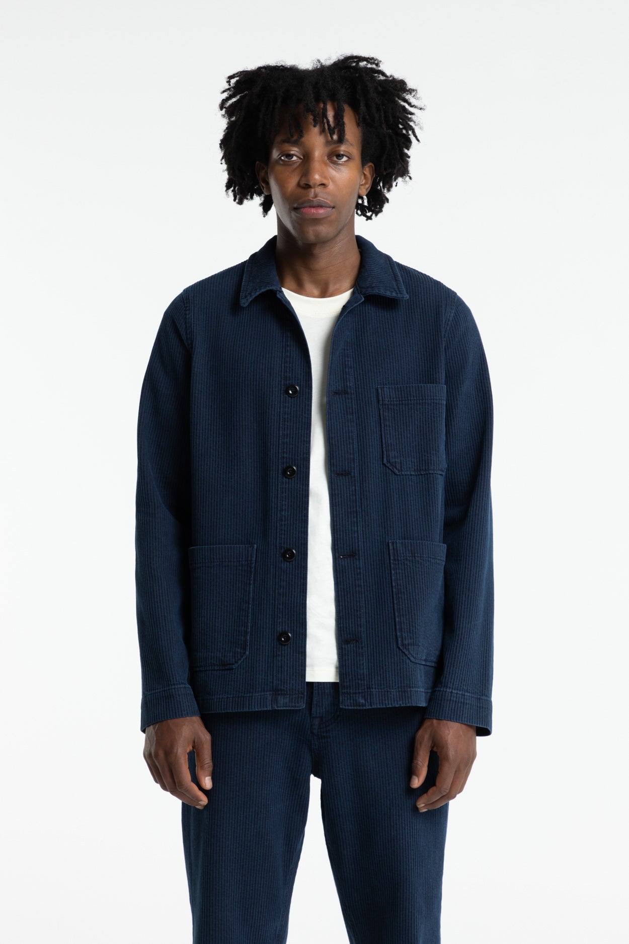 DUNCAN | MID INDIGO CORD