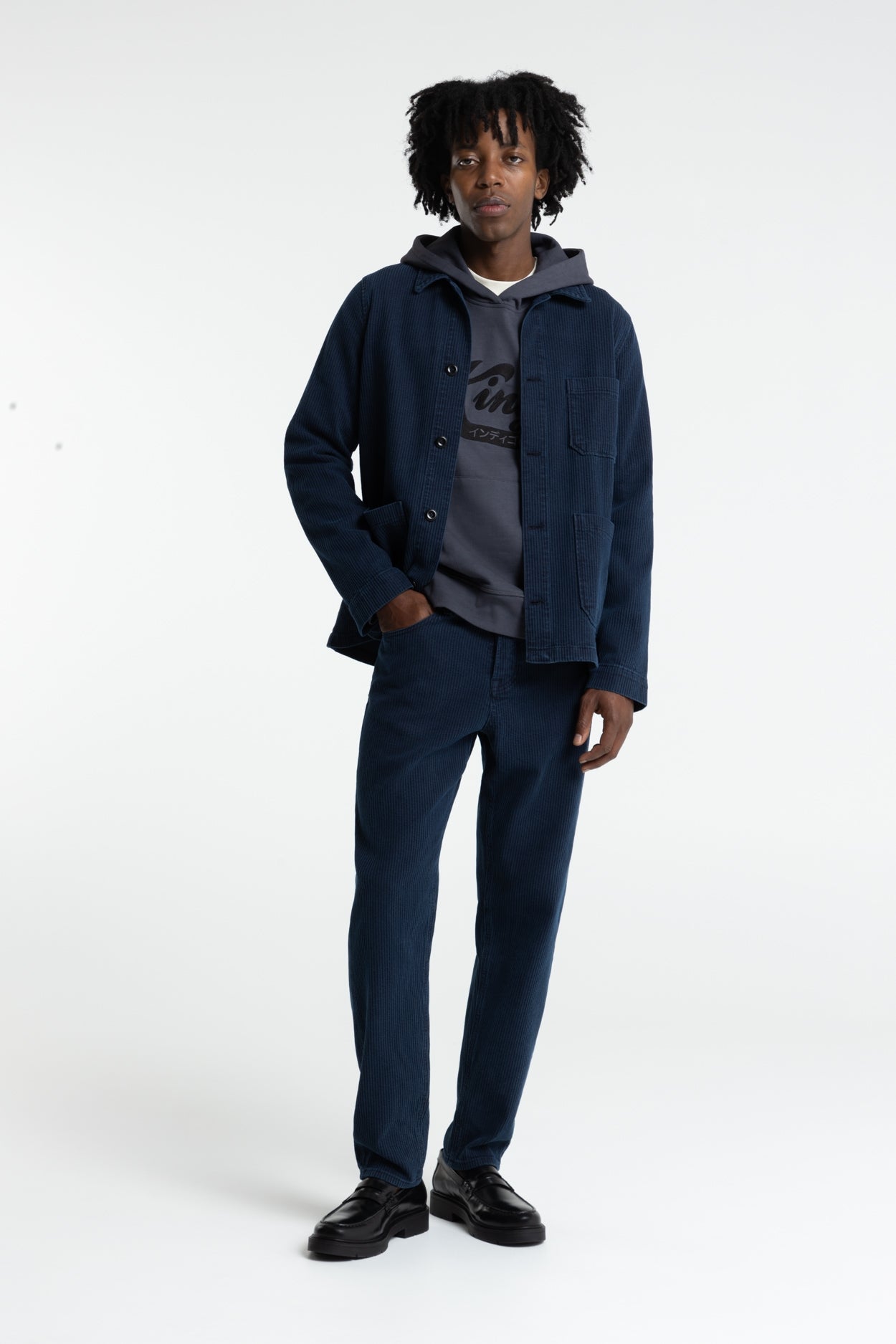 DUNCAN | MID INDIGO CORD
